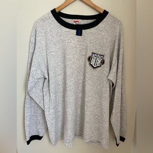 Vintage Novel Teez 90s Edmonton Oilers Crew Neck Long Sleeve Shirt XL